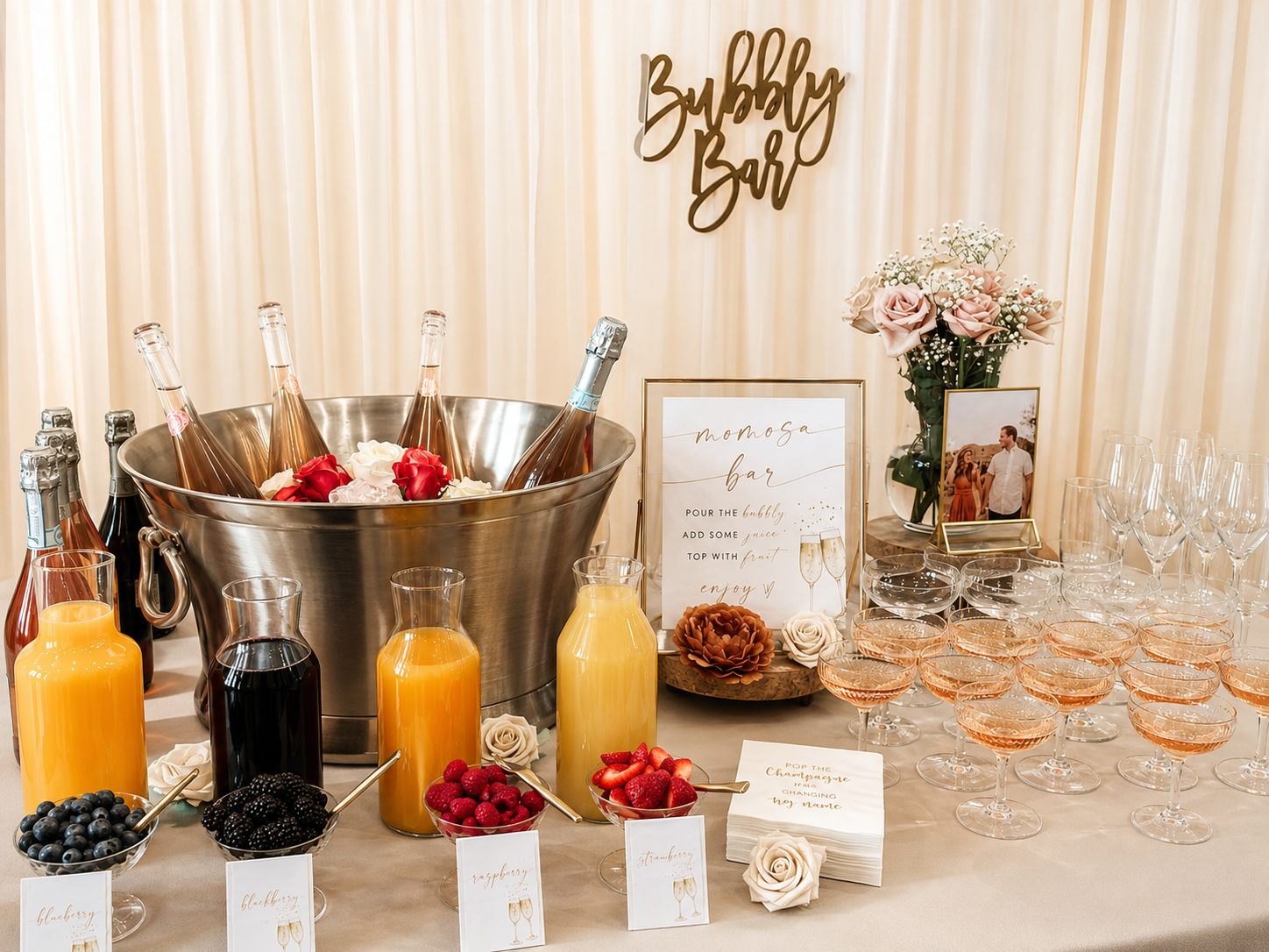 Curated Mimosa Bar