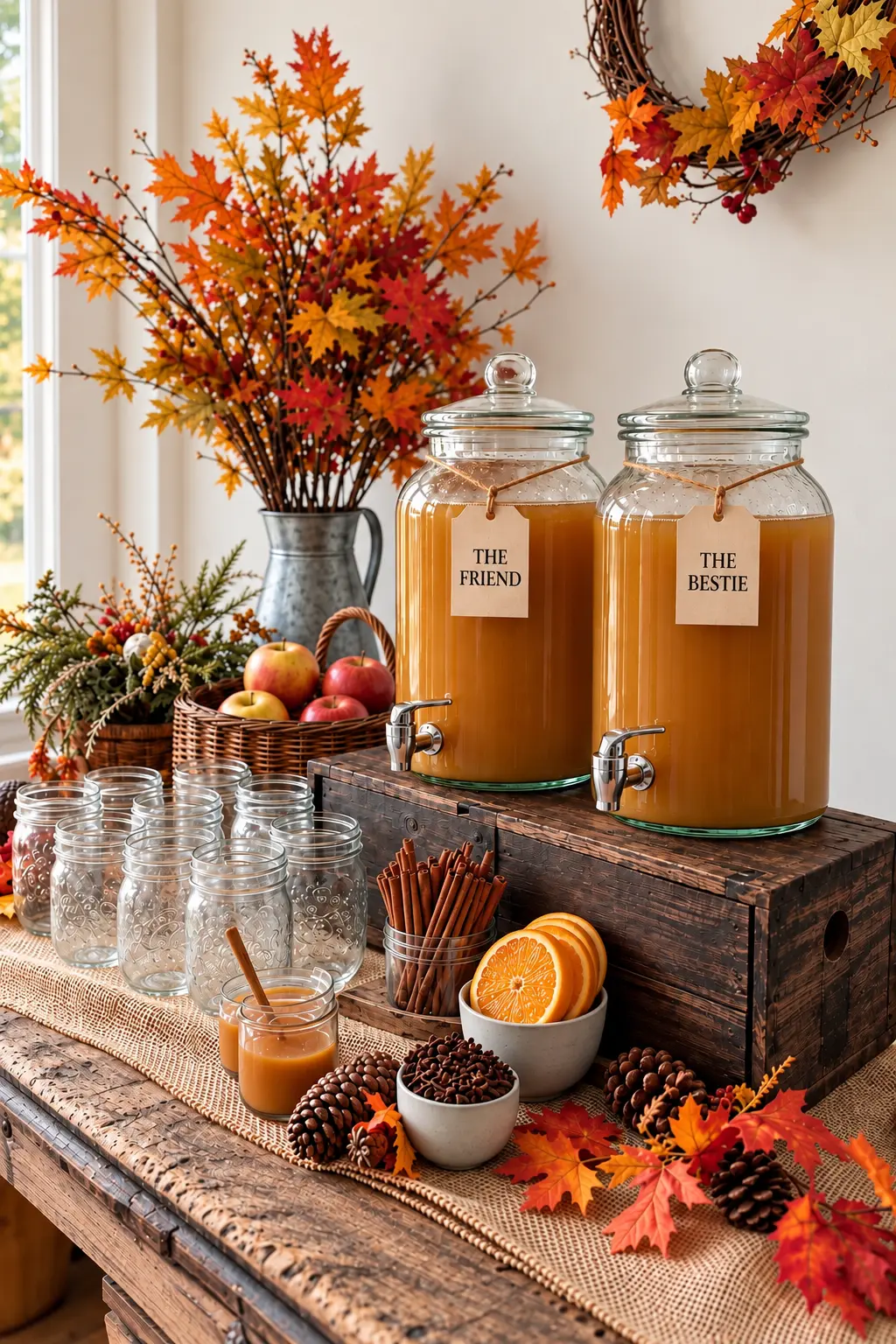 Thanksgiving holiday beverage experience